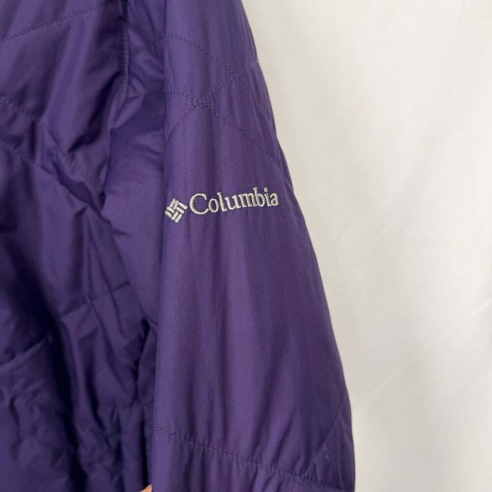 Columbia Sportswear Company Quilted Fleece-Lined Jacket Purple Size S - Picture 2 of 8